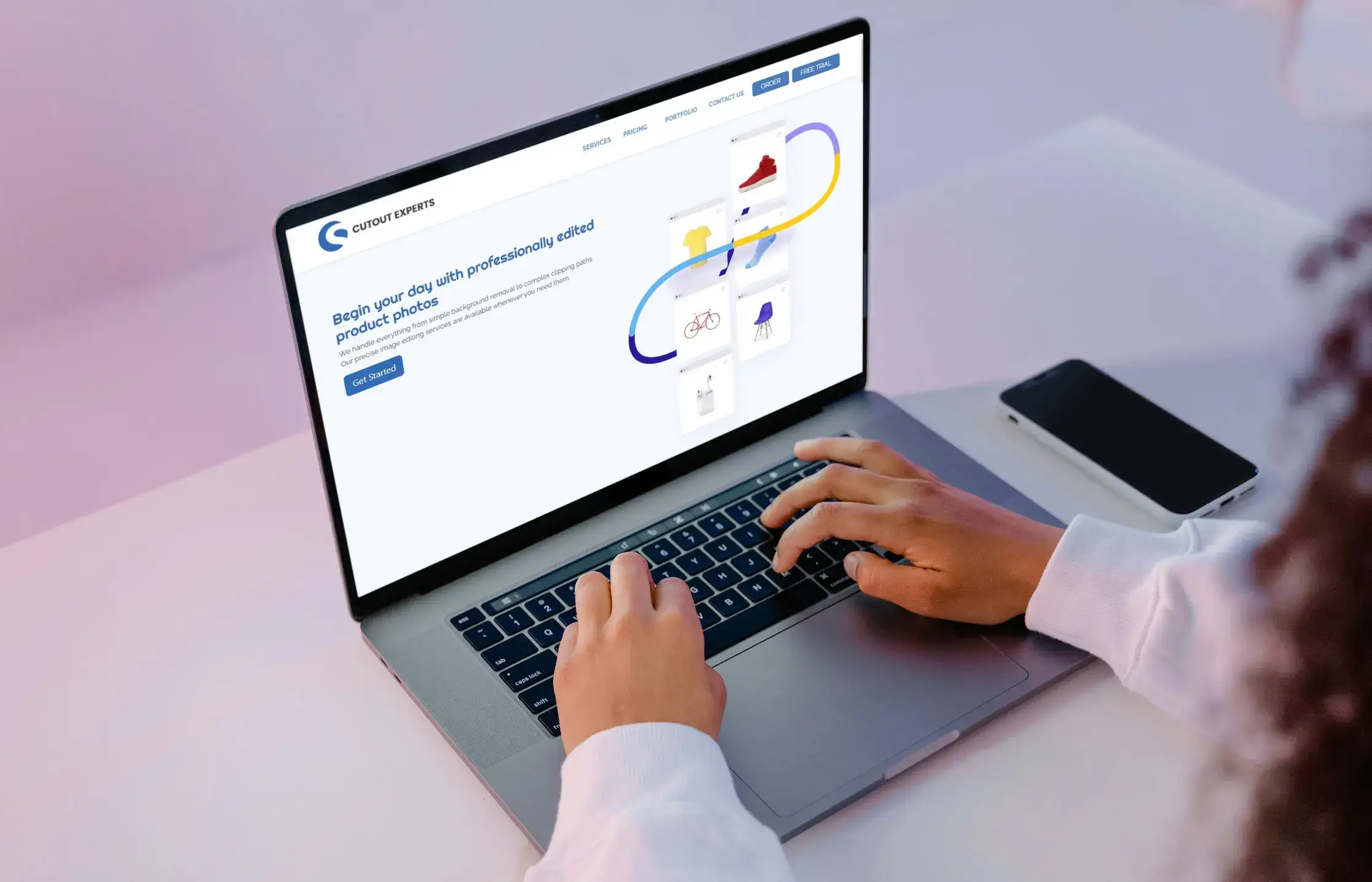 Photo clipping service